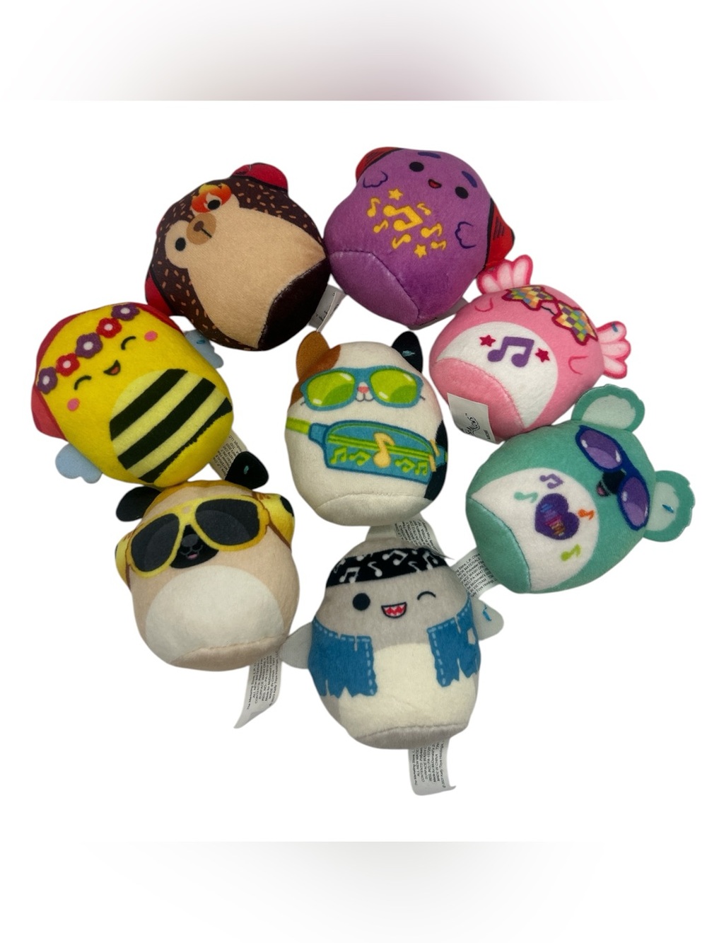 8pc Squishmallows McDonald’s Happy Meal Plush Lot 2023 Mini 3.5” Cam Bee